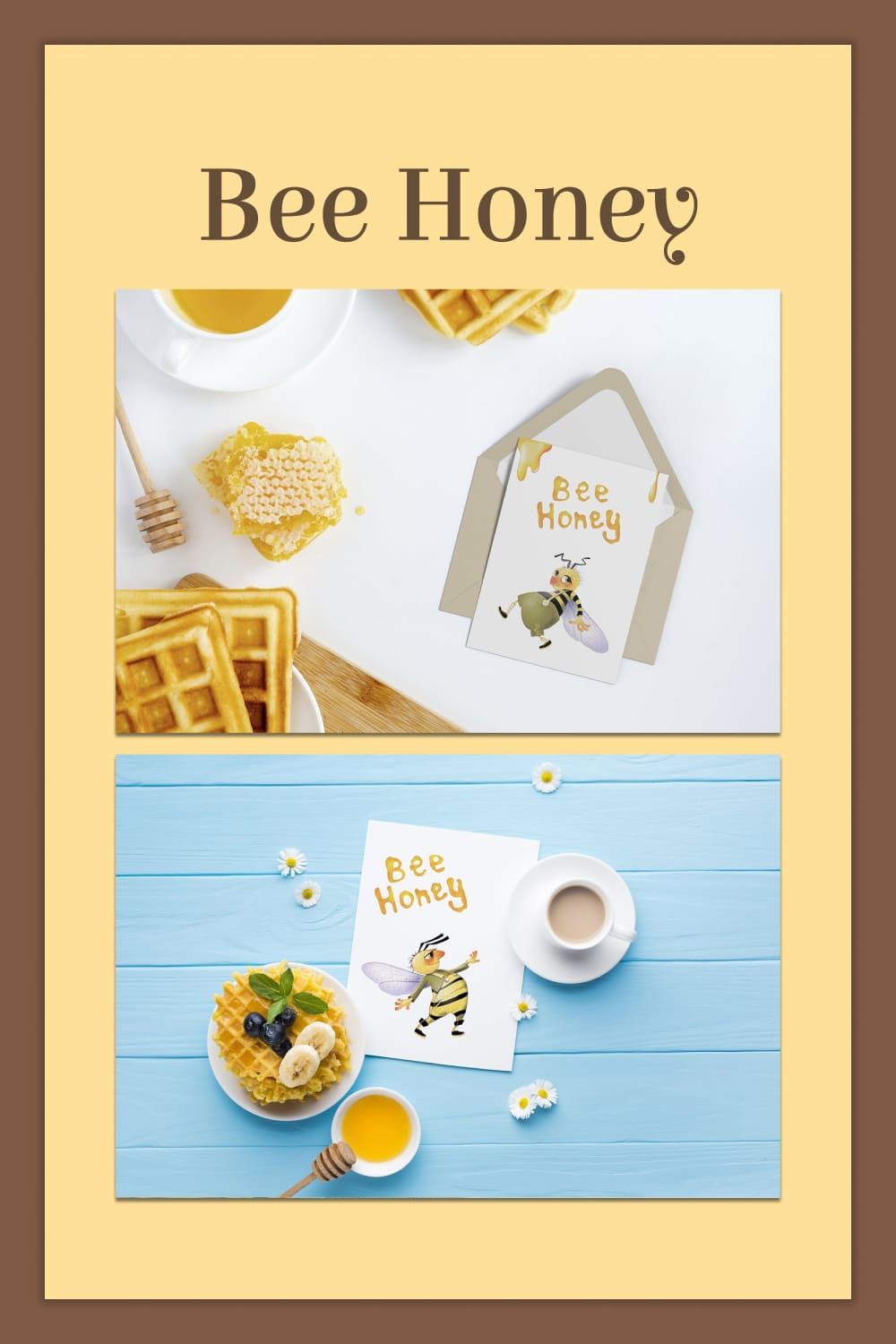 Bee honey - pinterest image preview.