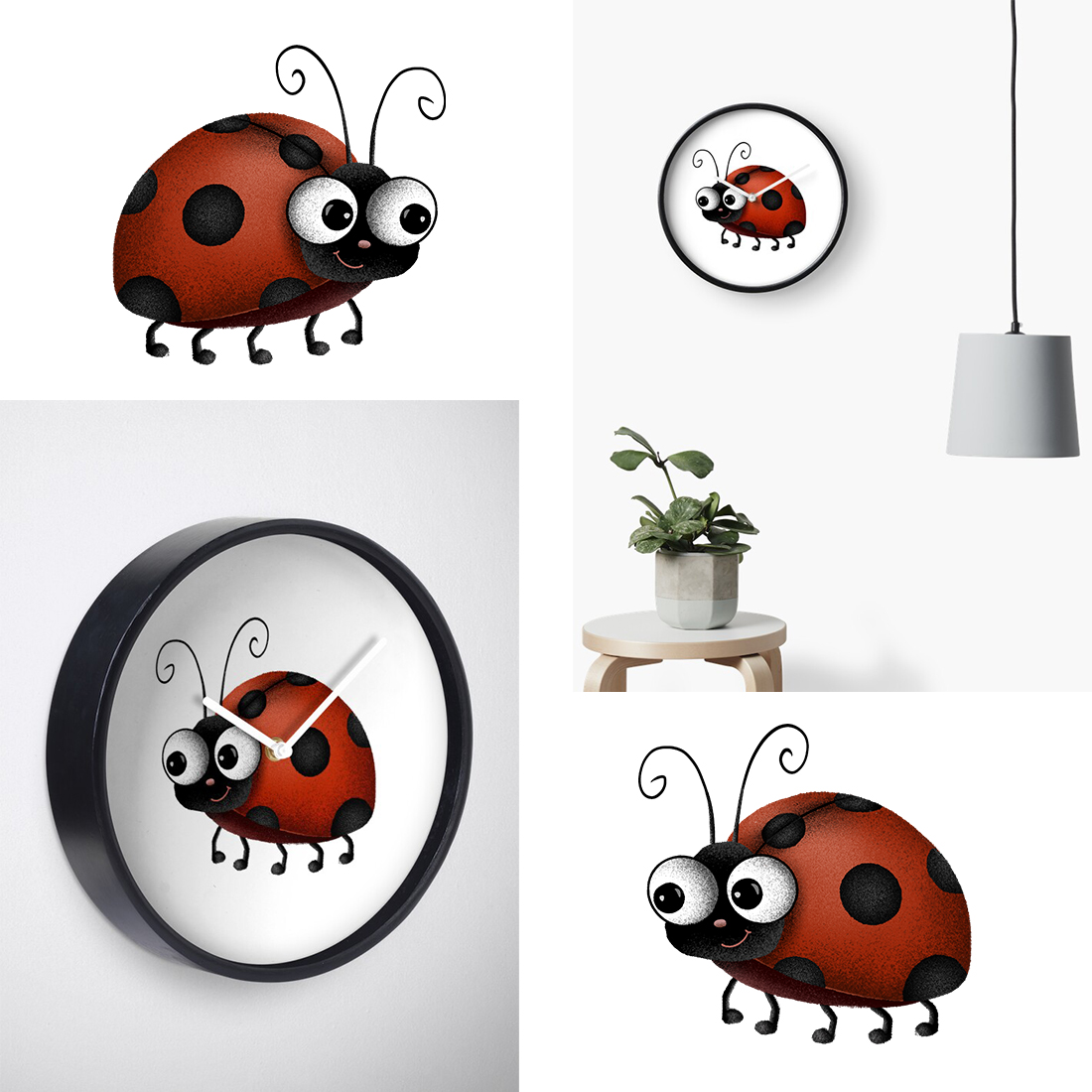 Funny Patterns Ladybug previews.