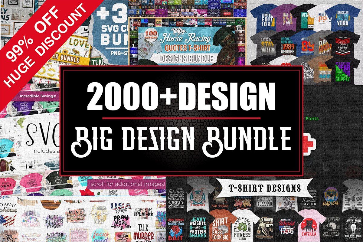 Cover image of Big design bundle.