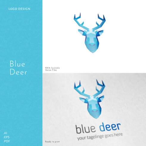 Blue Deer logo.