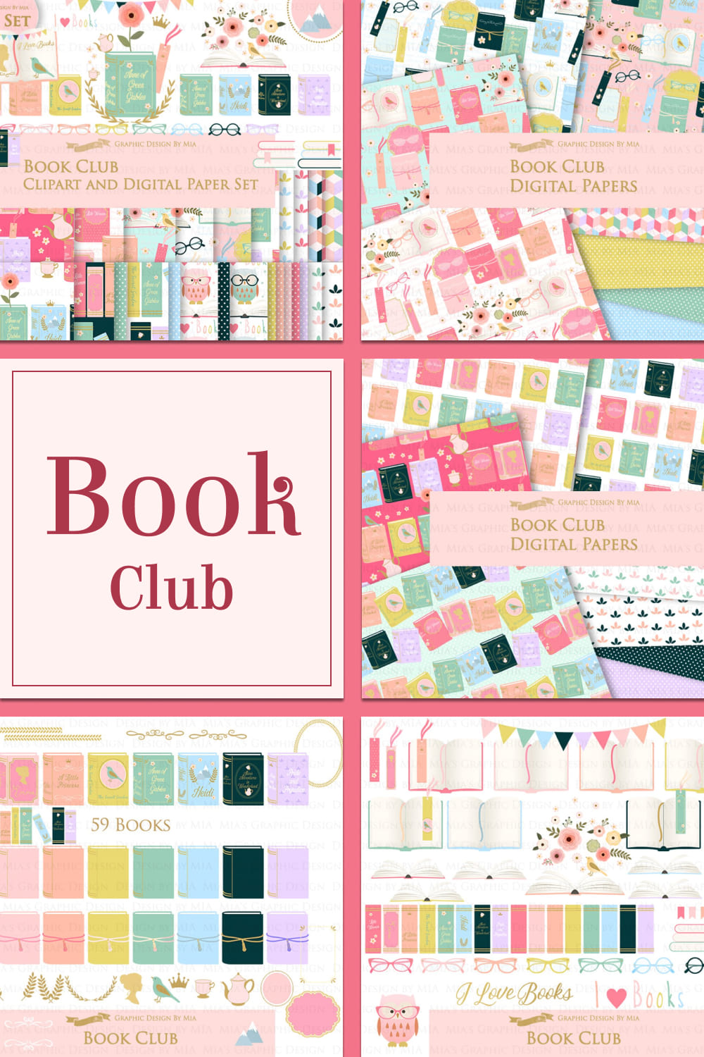 Book club - pinterest image preview.