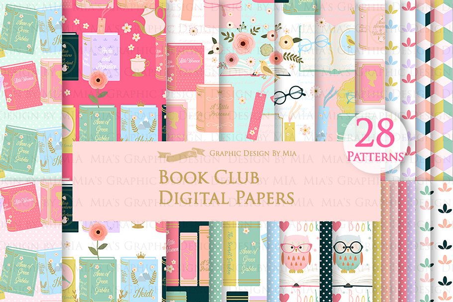 You will get 28 colorful patterns.