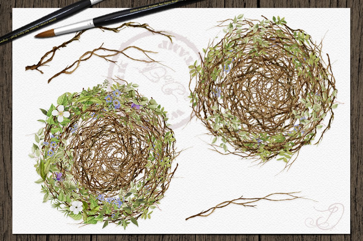 Branchy nests.