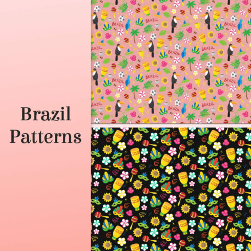 Brazil patterns - main image preview.