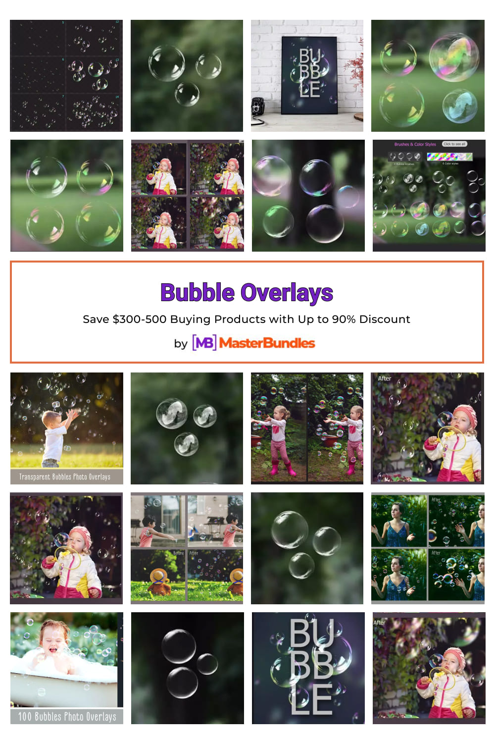 Bubble Overlays Pinterest image.