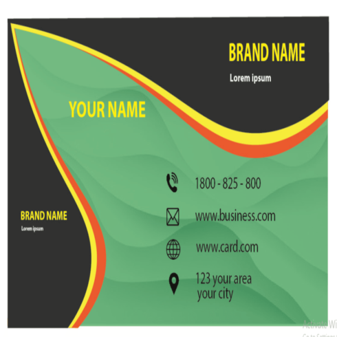 7 Single Or Double Side Business Card Cover Image.