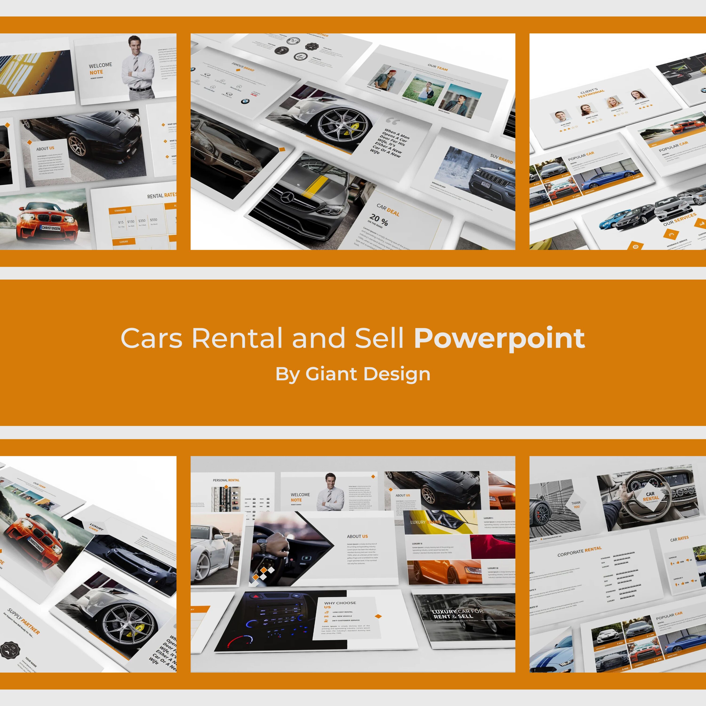 Cars Rental and Sell Powerpoint.