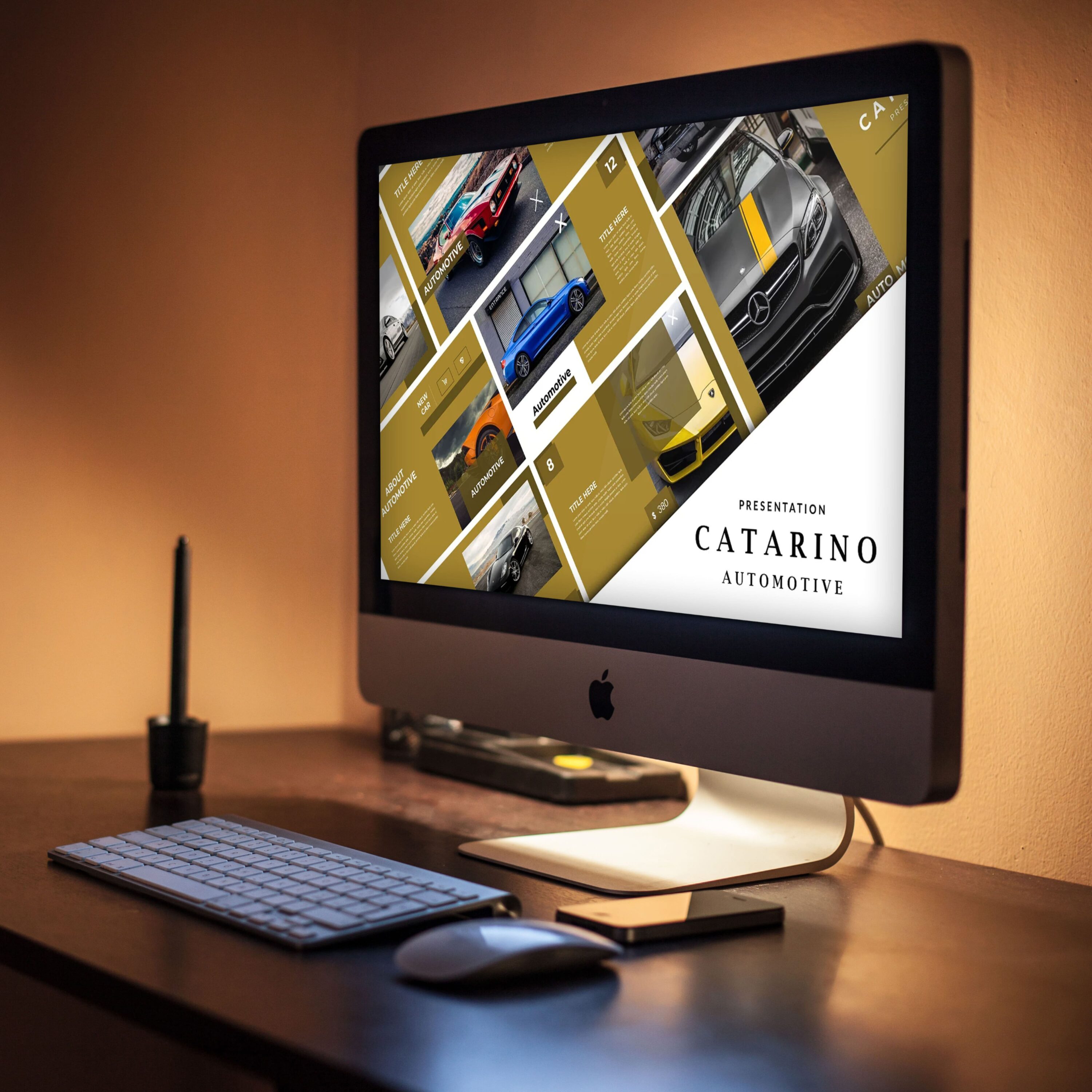 Catarino Automotive Sport Powerpoint cover.