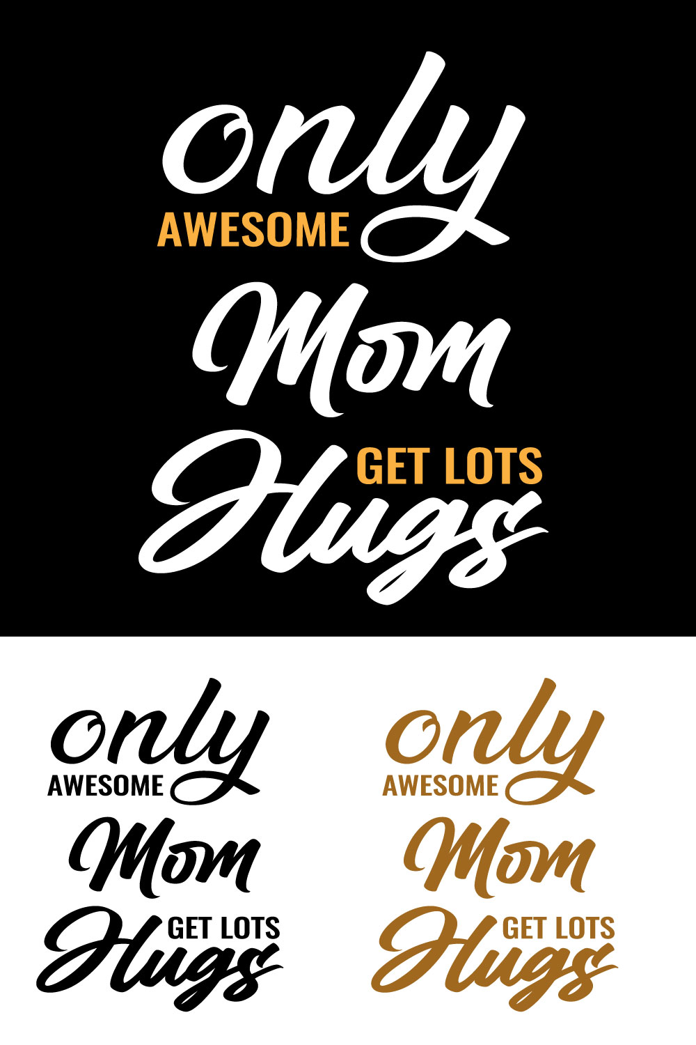 Mom Typography T shirt Design