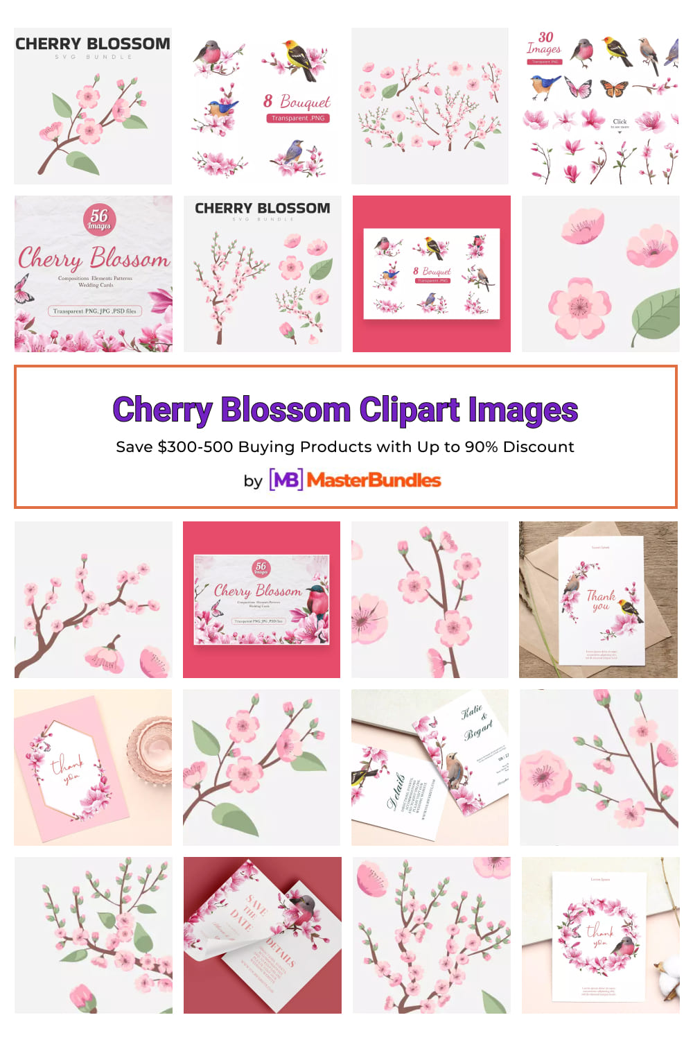 Cherry Blossom Clipart Images Pinterest image.
