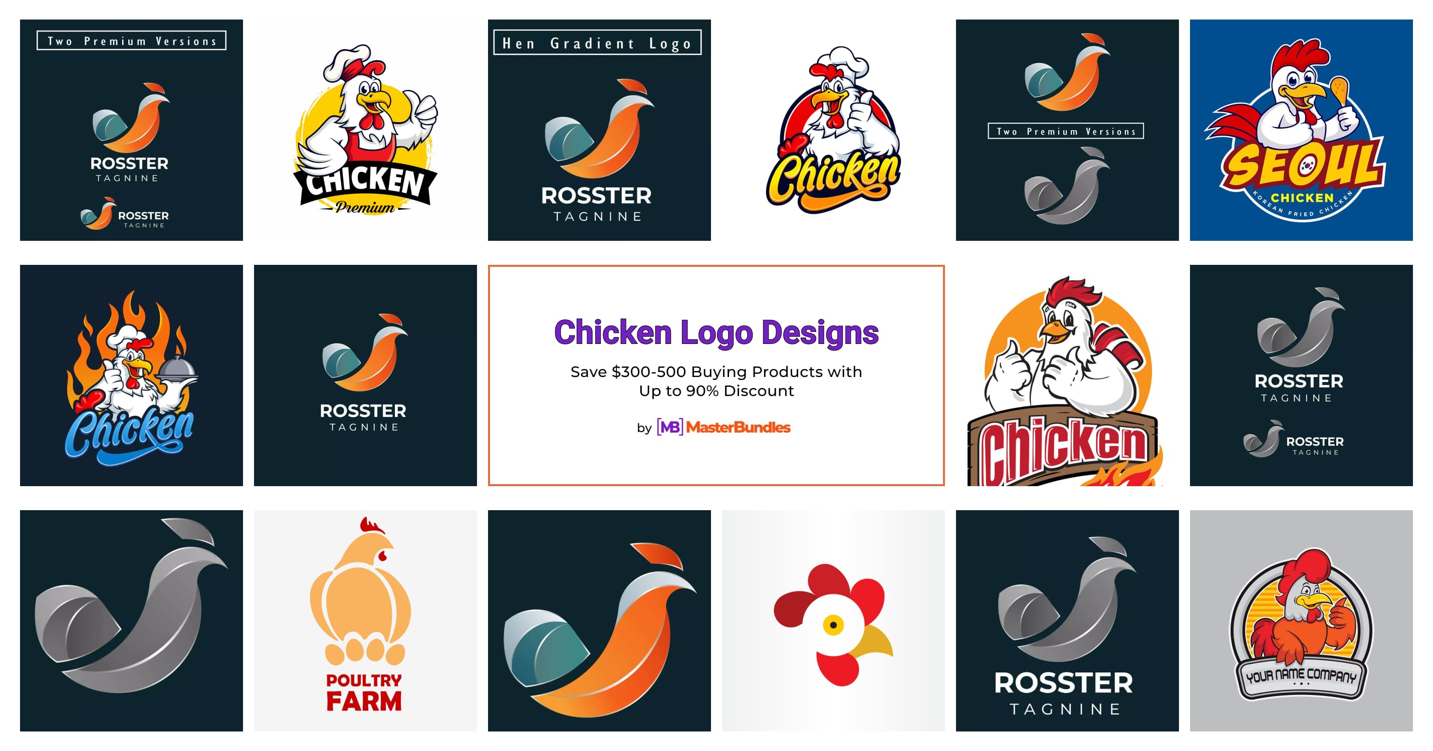 Minimalist Chicken Poultry Logo | BrandCrowd Logo Maker