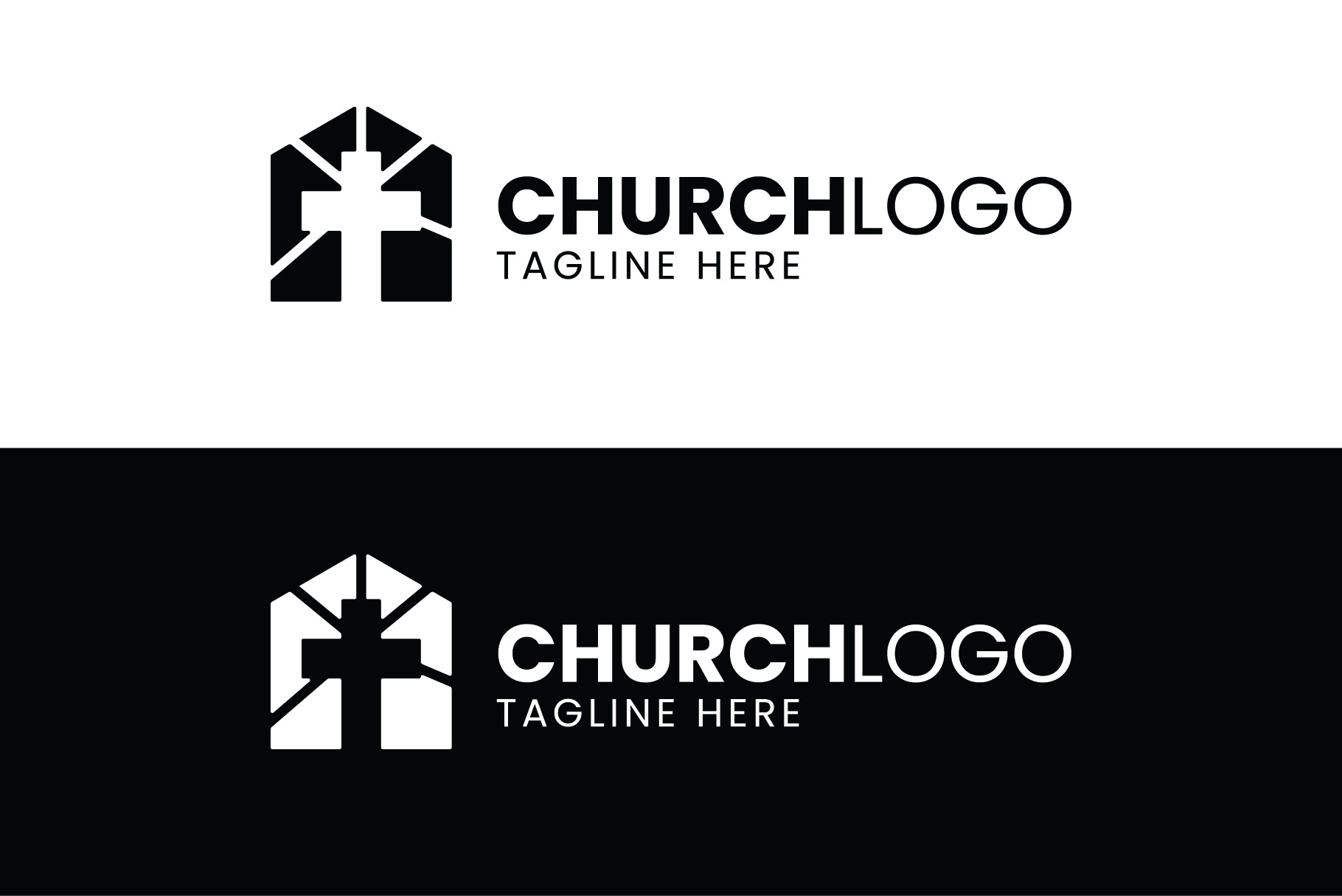 Colorful Church Logo Mosaic Design