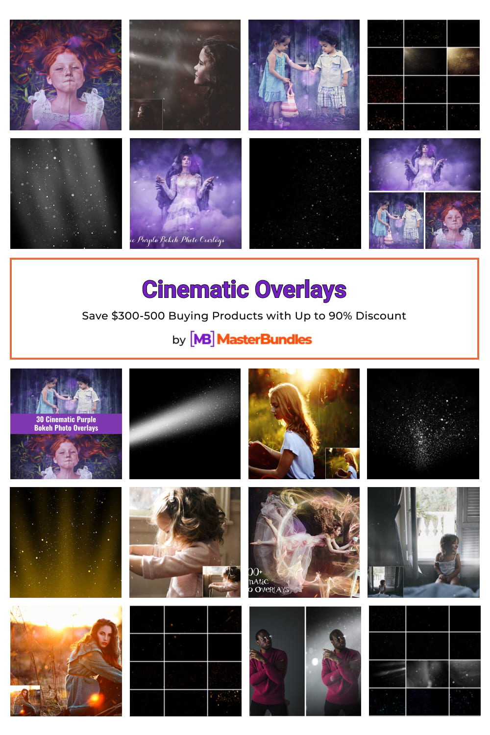 Cinematic Overlays Pinterest image.