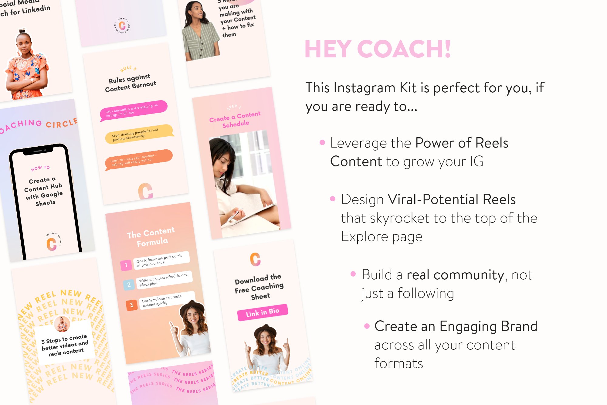 This instagram pack is perfect for you.