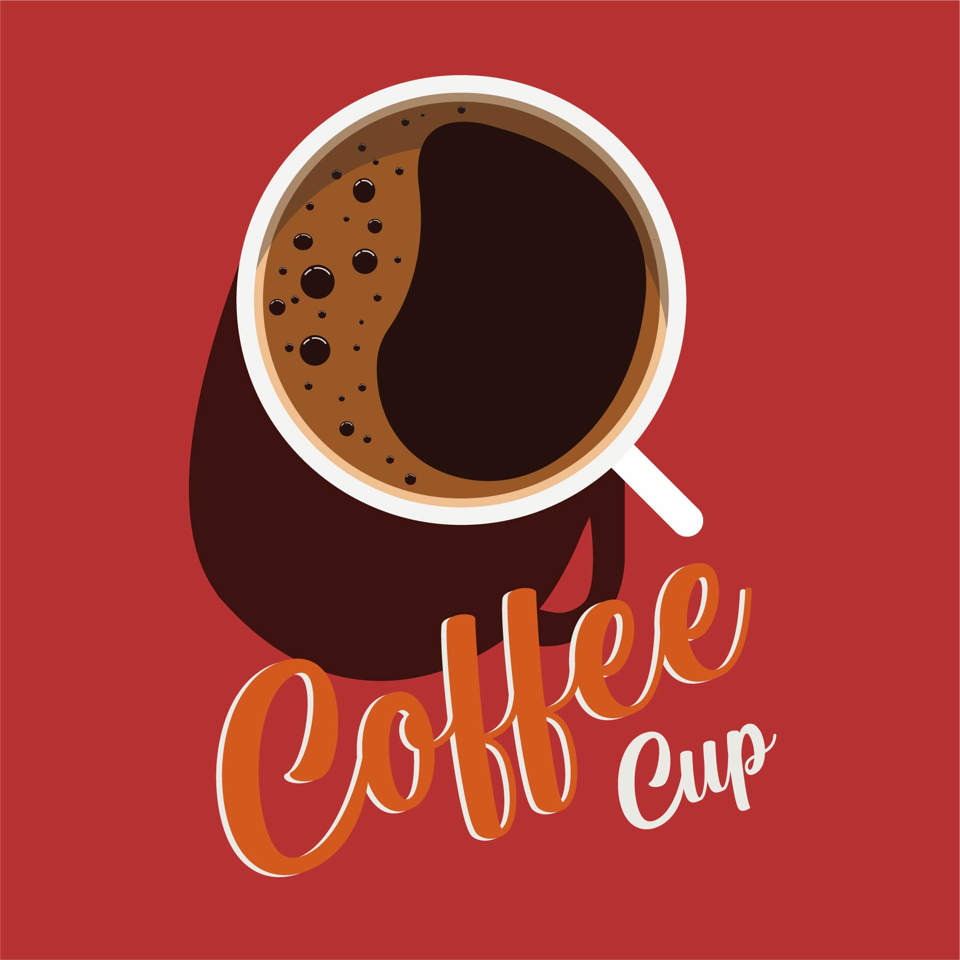 Three Different Logos Coffee Example.