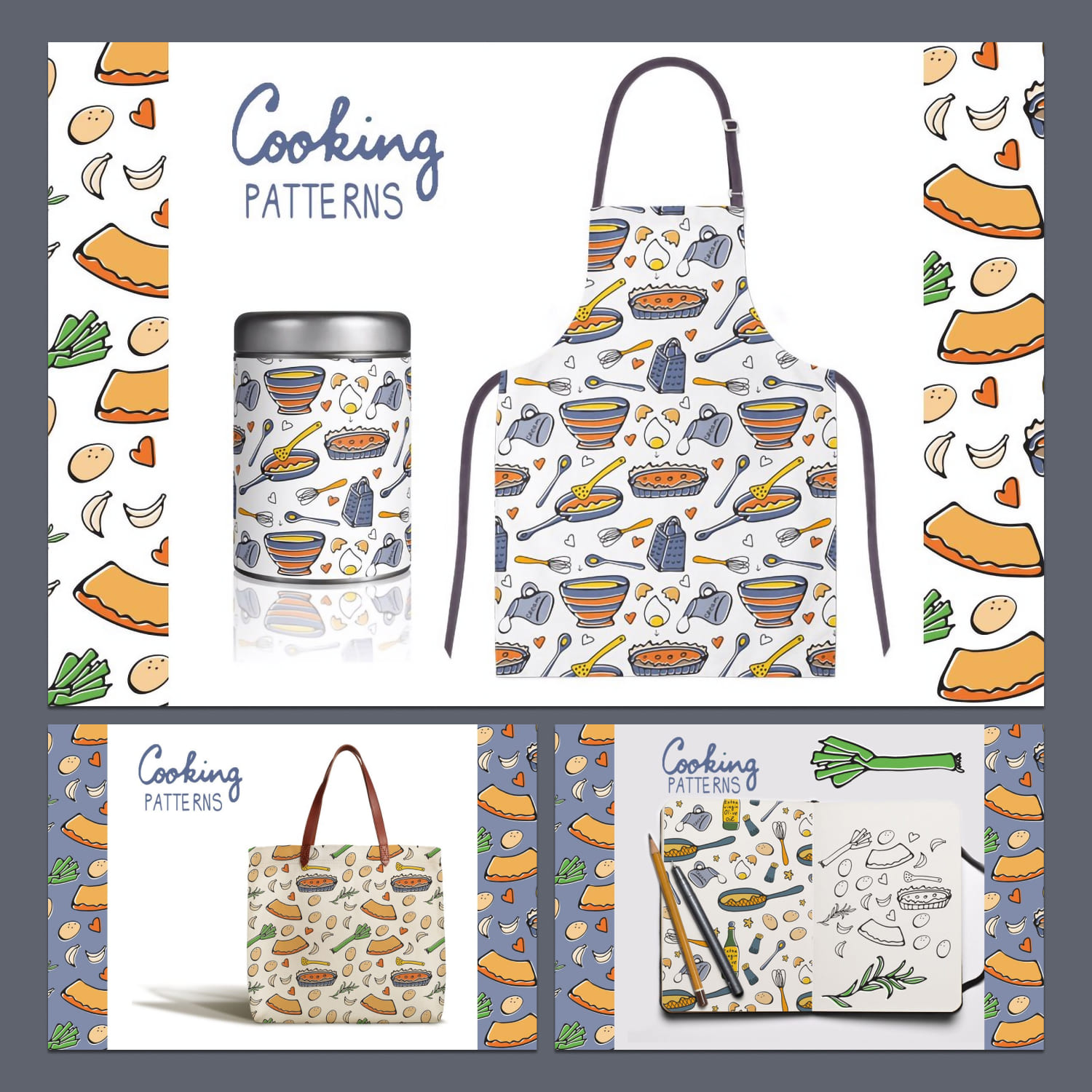 Cooking patterns created by Olillia.