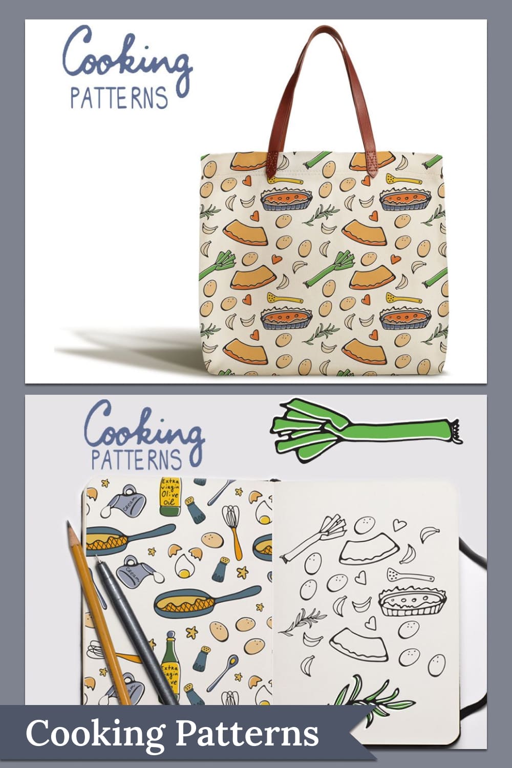 Cooking patterns - pinterest image preview.