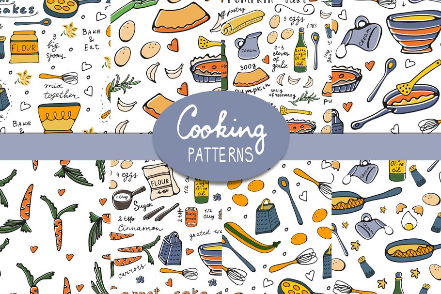 Cover image of cooking patterns.
