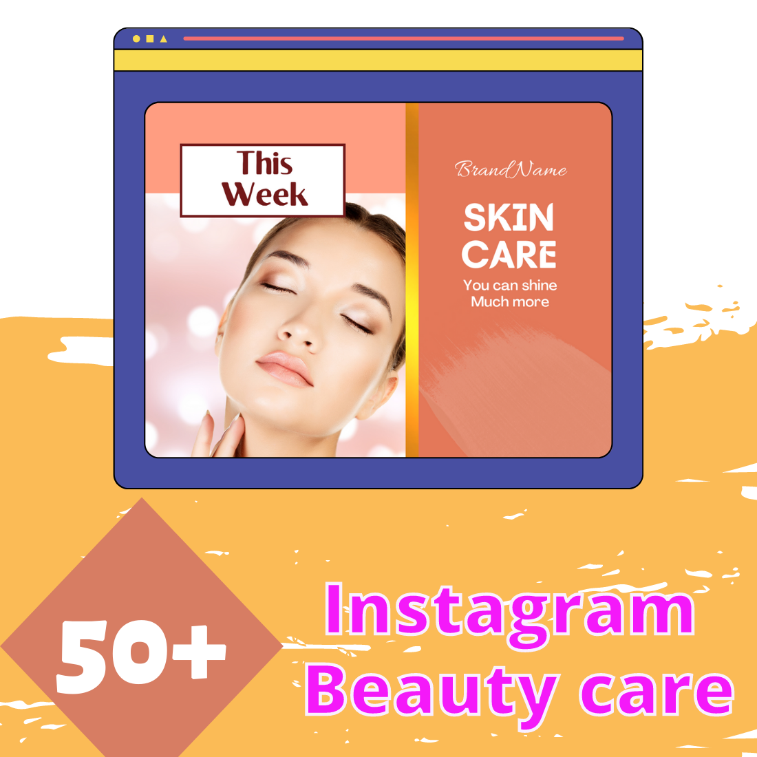 Instagram Beauty Post Canva cover image.