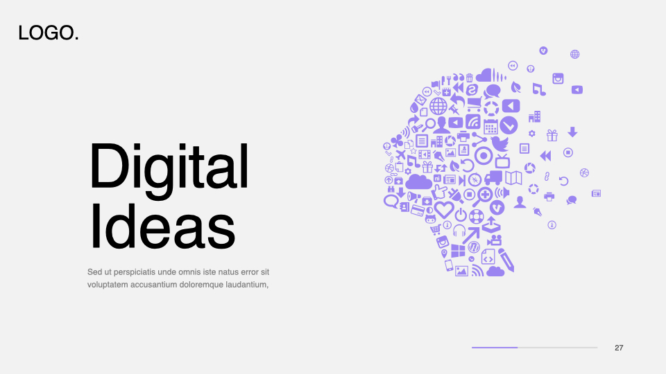 Digital ideas on this slide.