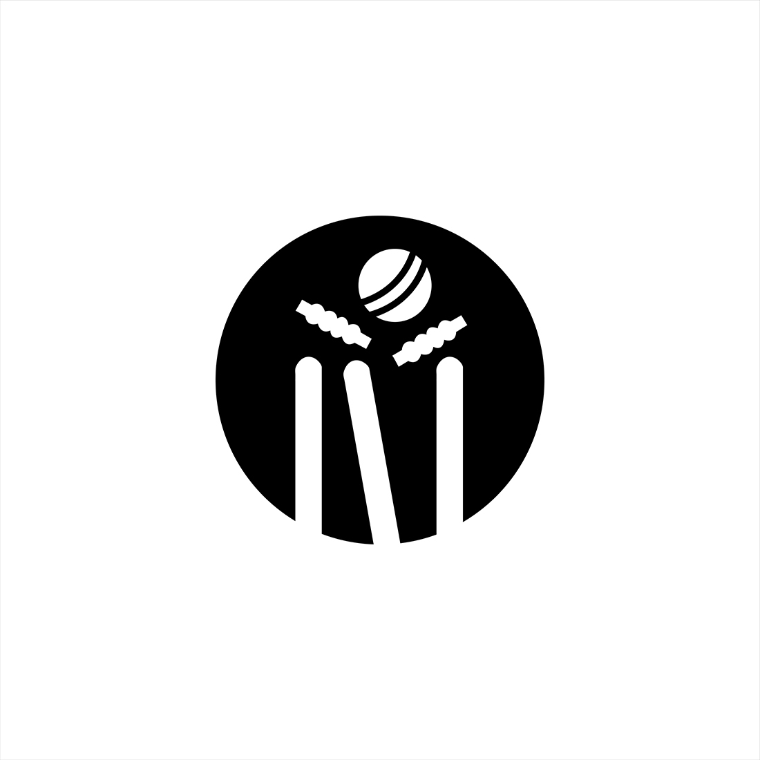 Icon - Cricket Logo Design Free Download - Free Transparent PNG Clipart  Images Download