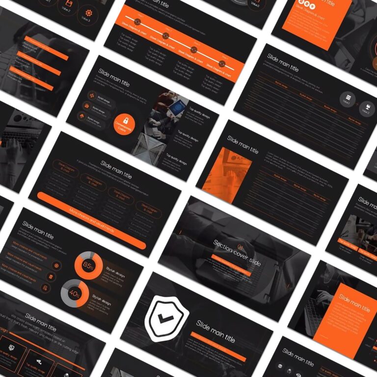 Cyber Security PPT Template – MasterBundles
