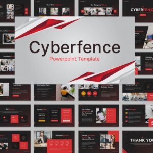 Free Cyber Security PPTX Template – MasterBundles