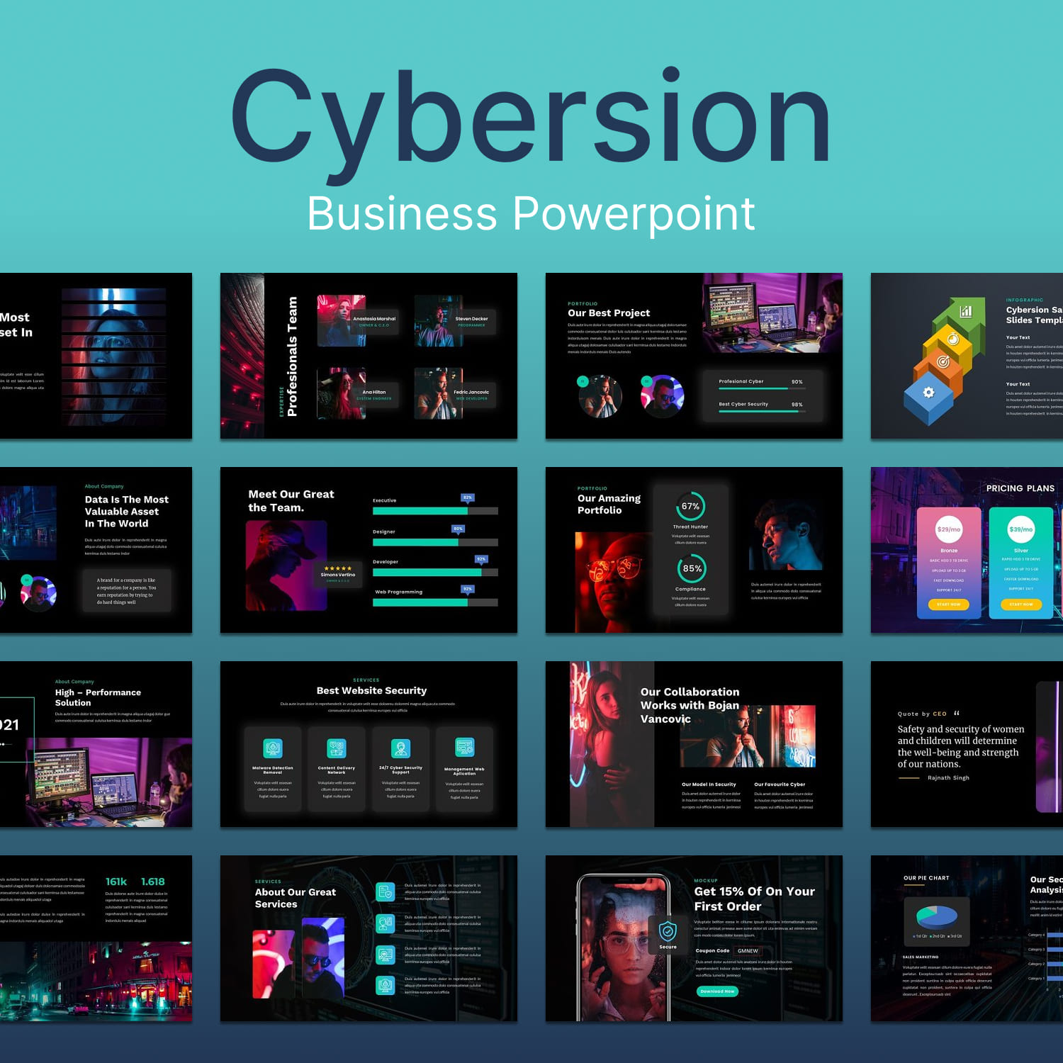 Cybersion – Business Powerpoint.