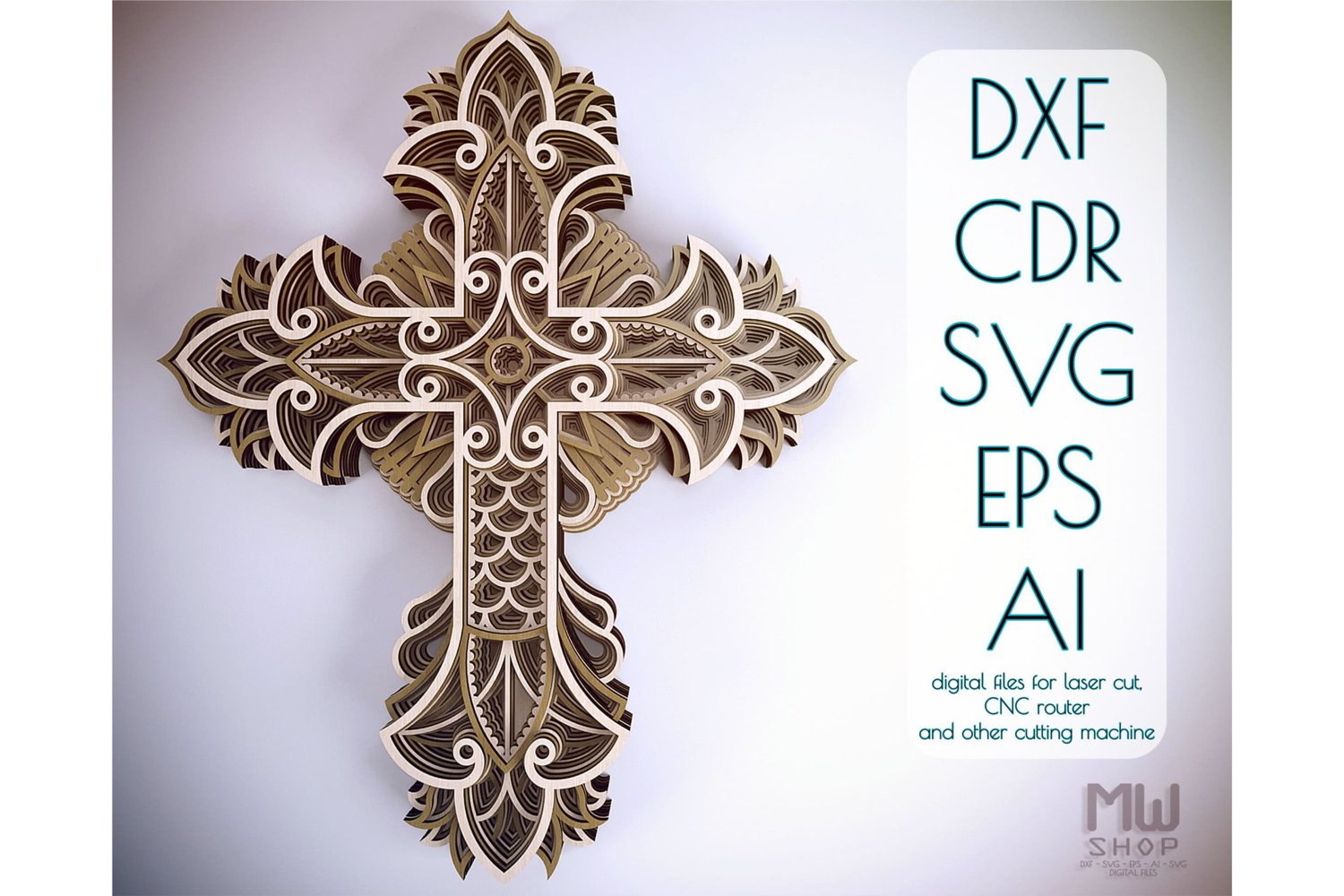 Cover image of Cr04 - Christian Cross.