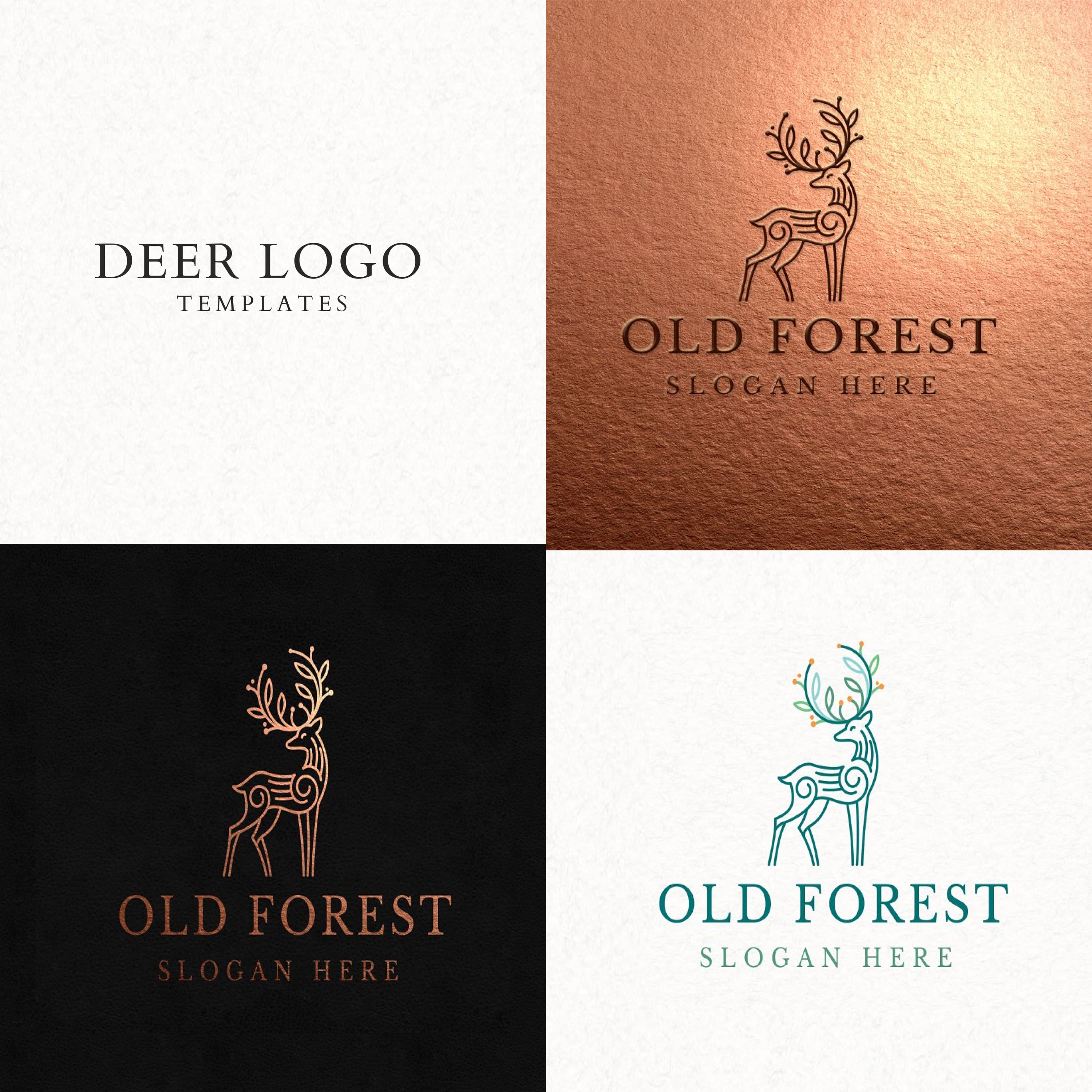 Deer Logo Template cover.