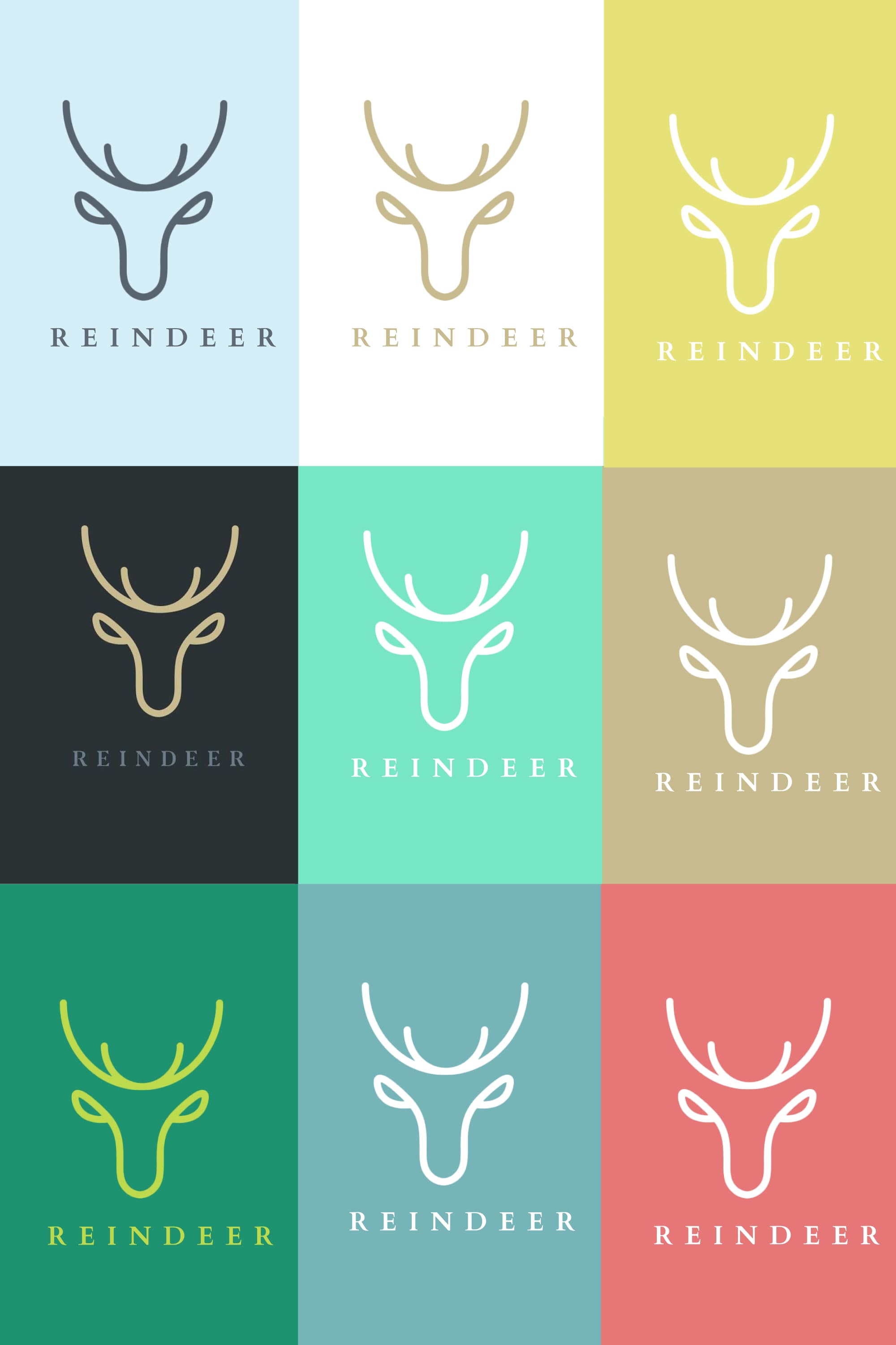 deer minimal logo pinterest