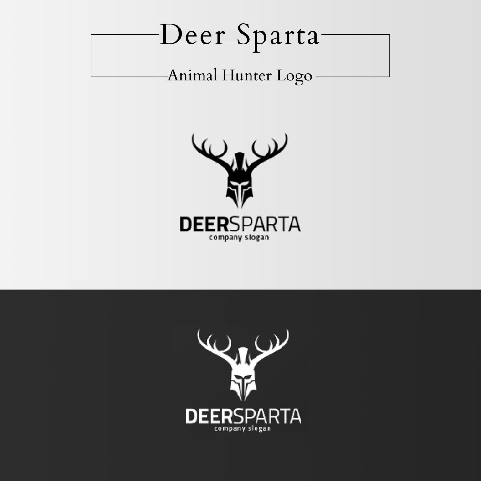 Deer Animal Logo Vector Design - MasterBundles