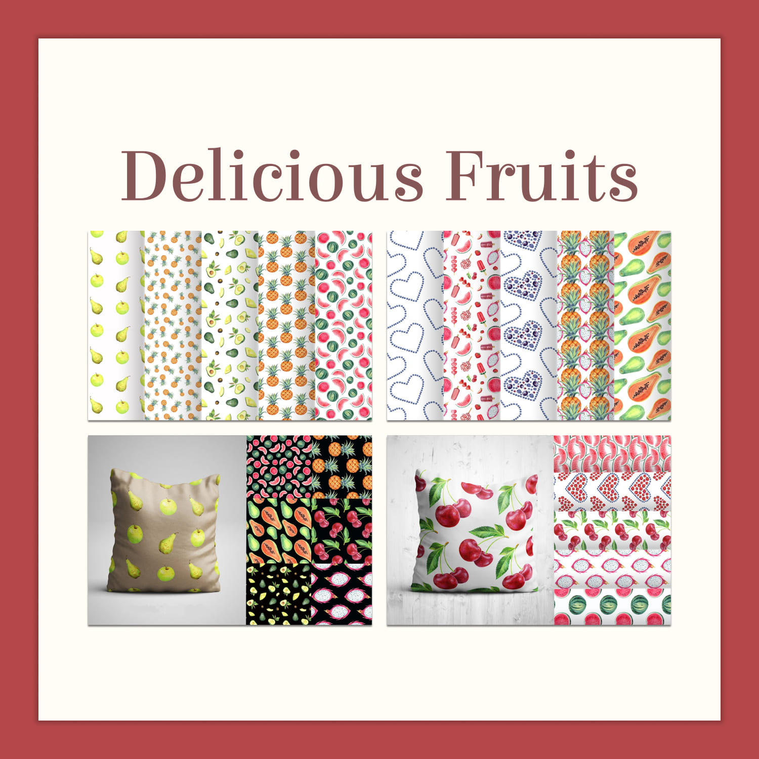 Delicious fruits - main image preview.