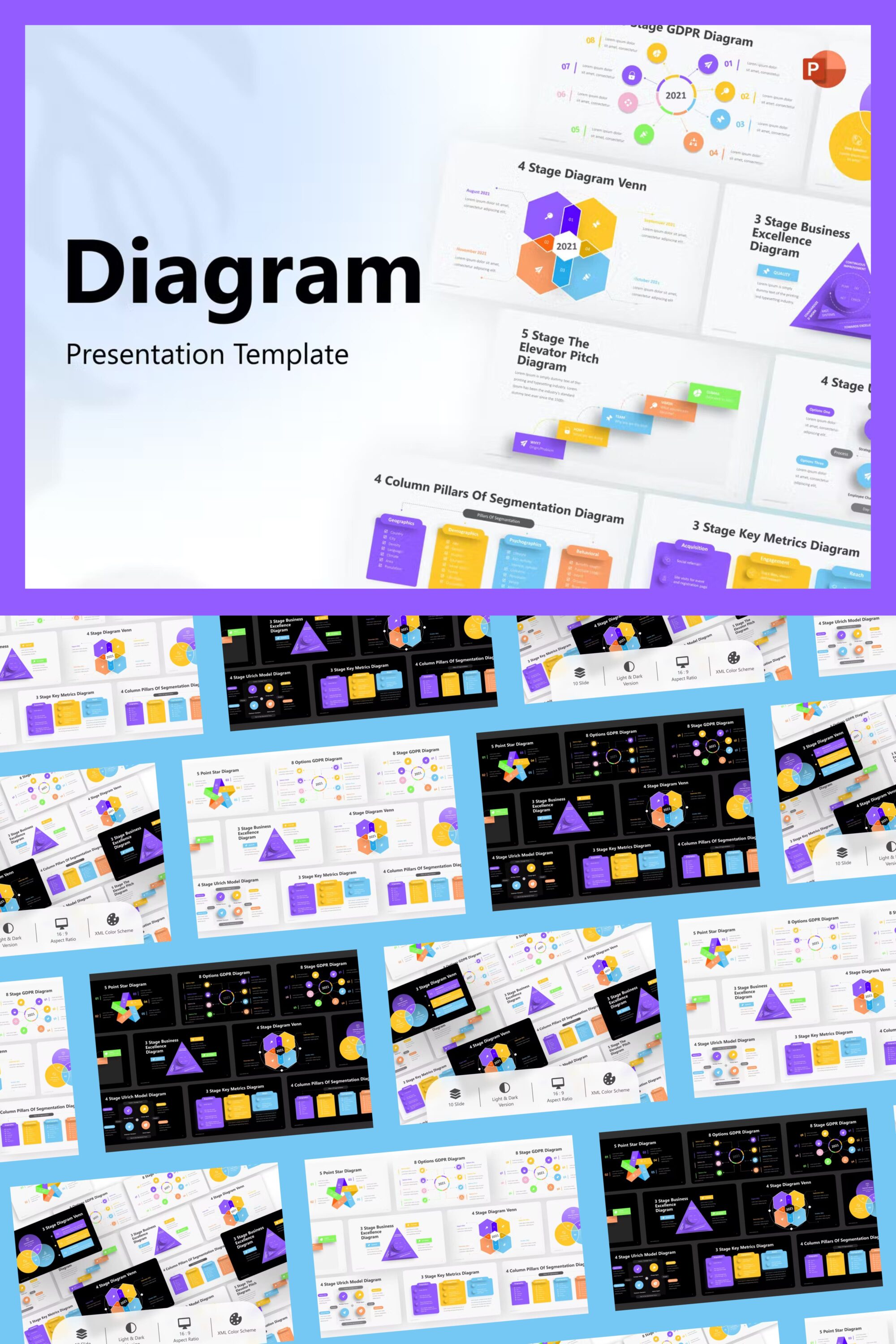 diagram infographic powerpoint template 03 1