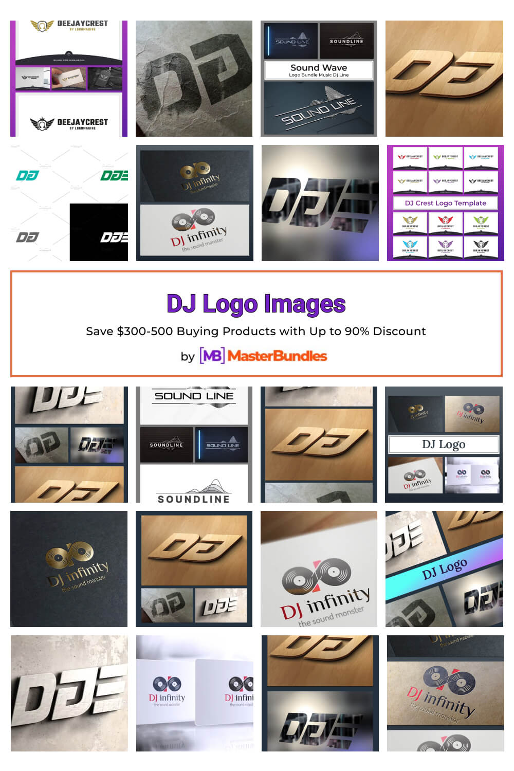 dj logo images pinterest image.