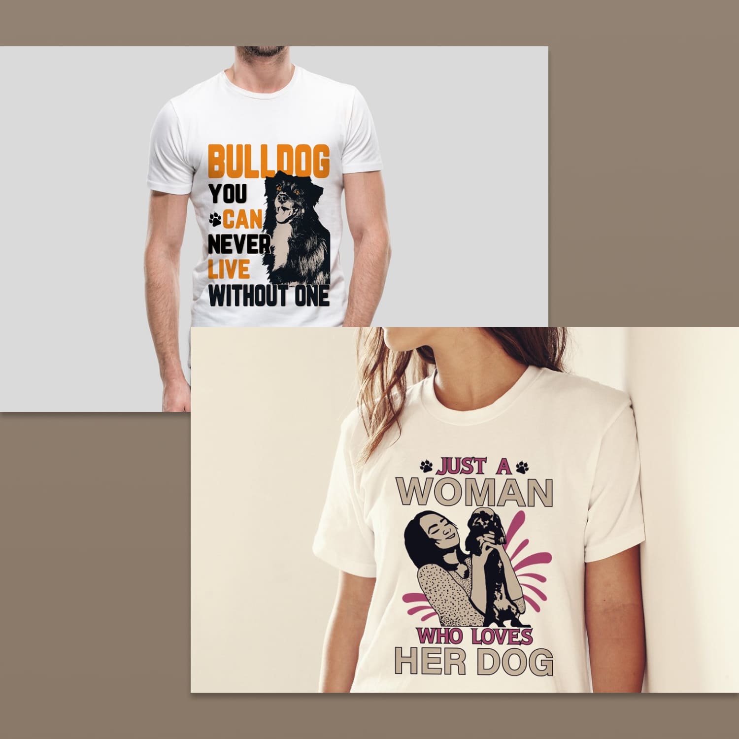 Dog Lover T-shirt Design Bundle cover.
