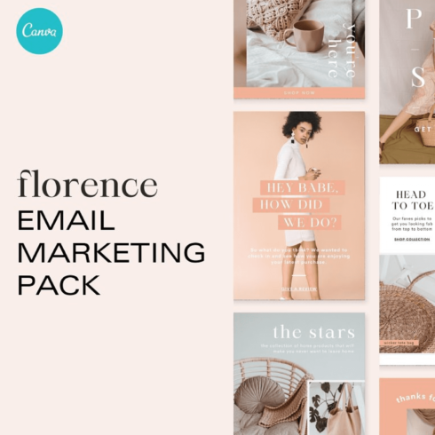 Email marketing bundle canva - main image preview.
