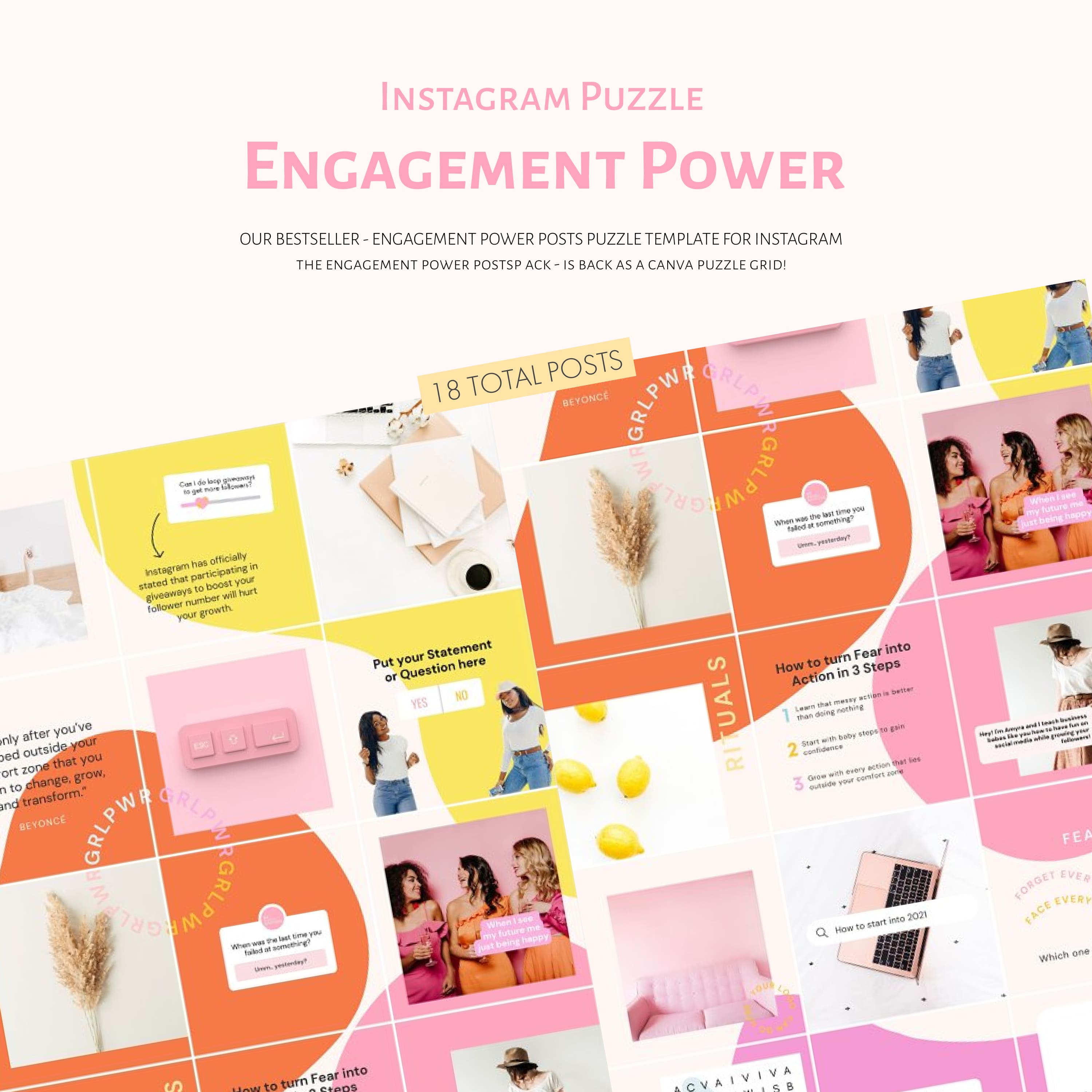 Engagement Power Instagram Puzzle cover.