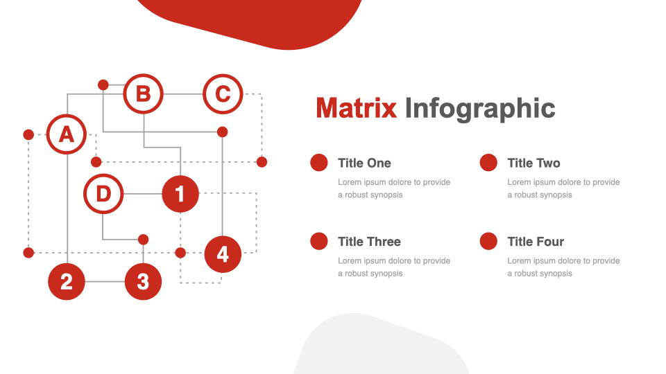 Matrix infographic.
