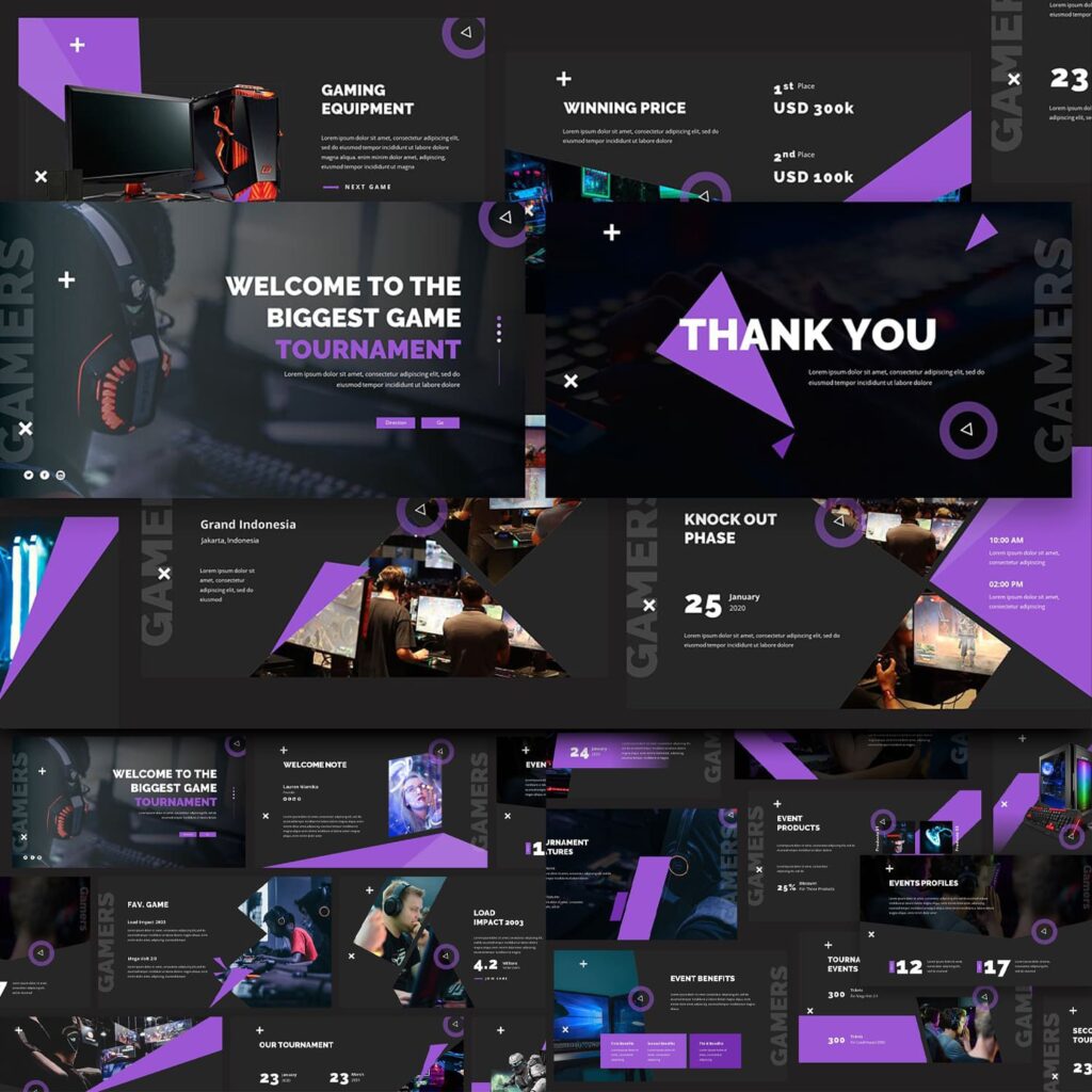 Esport Gaming Powerpoint Template – MasterBundles