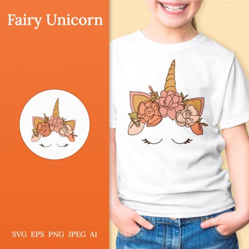 Fairy Unicorn SVG.