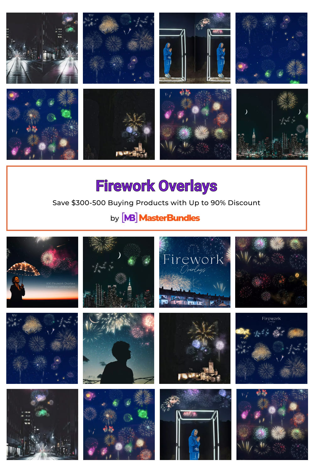 Firework Overlays Pinterest image.