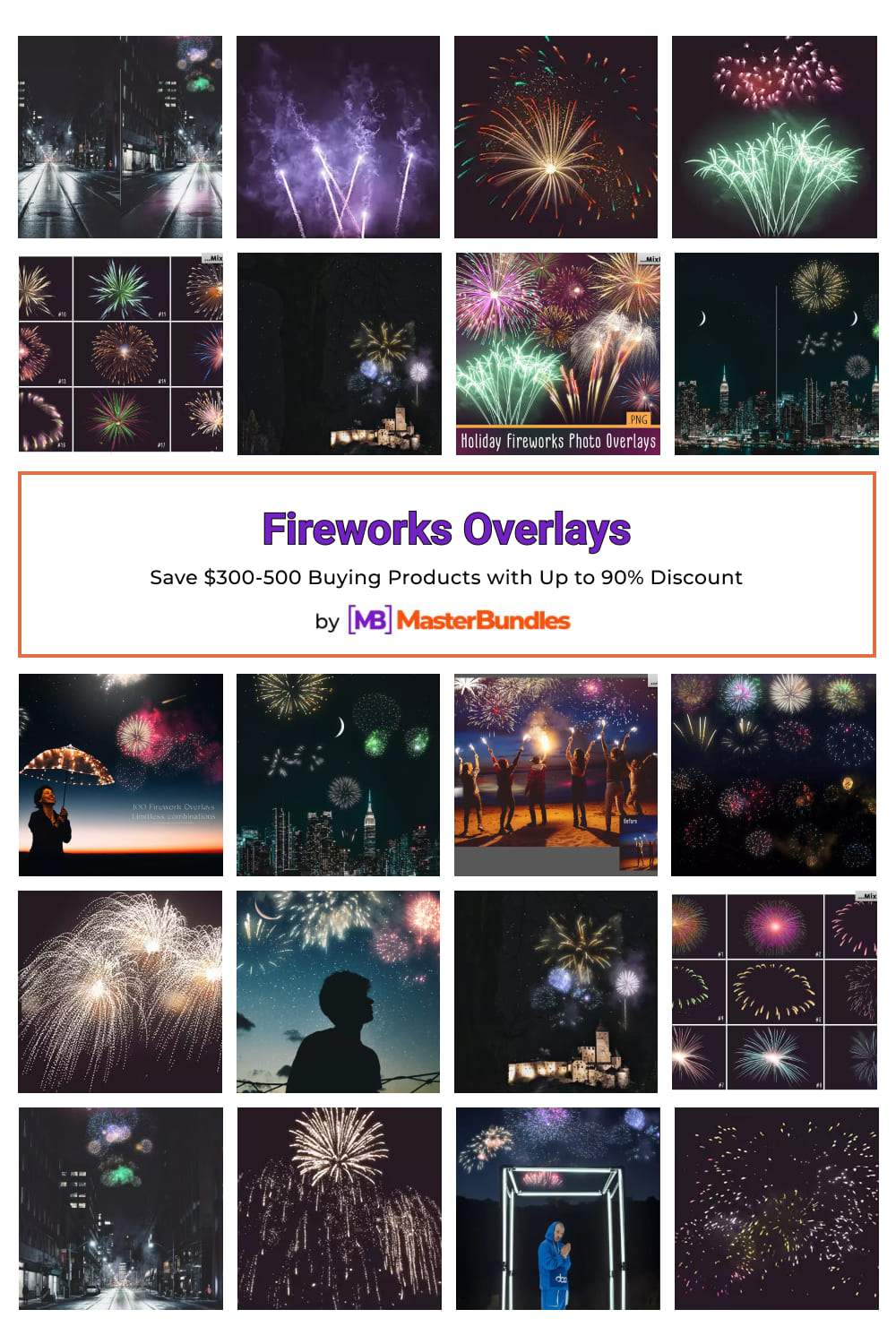 Fireworks Overlays Pinterest image.