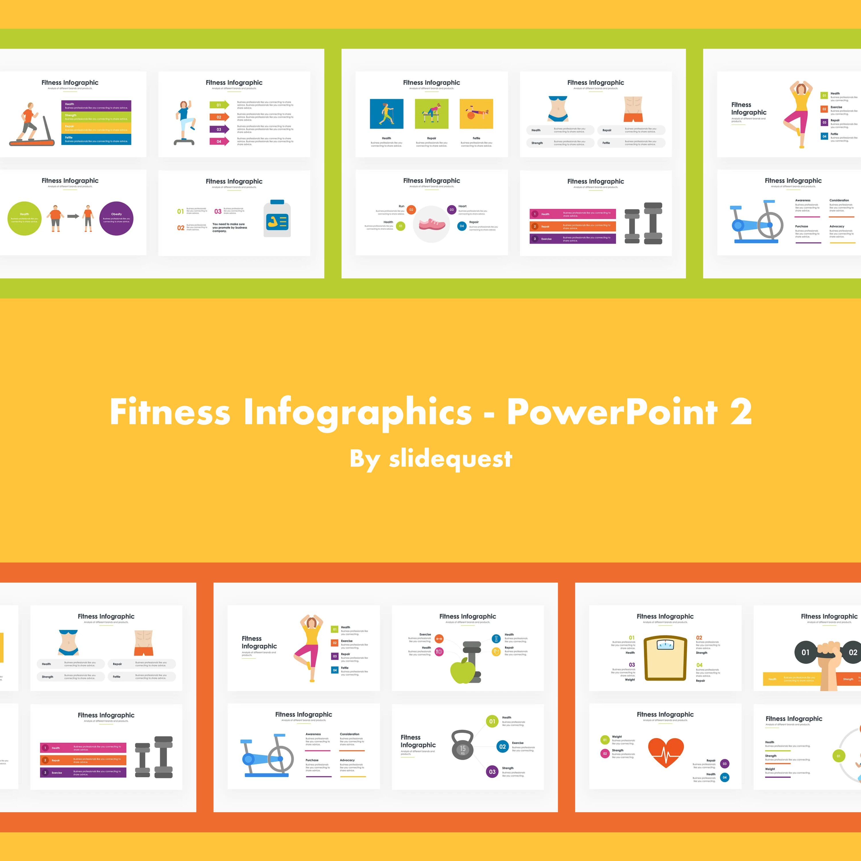 Fitness Infographics - PowerPoint 2.