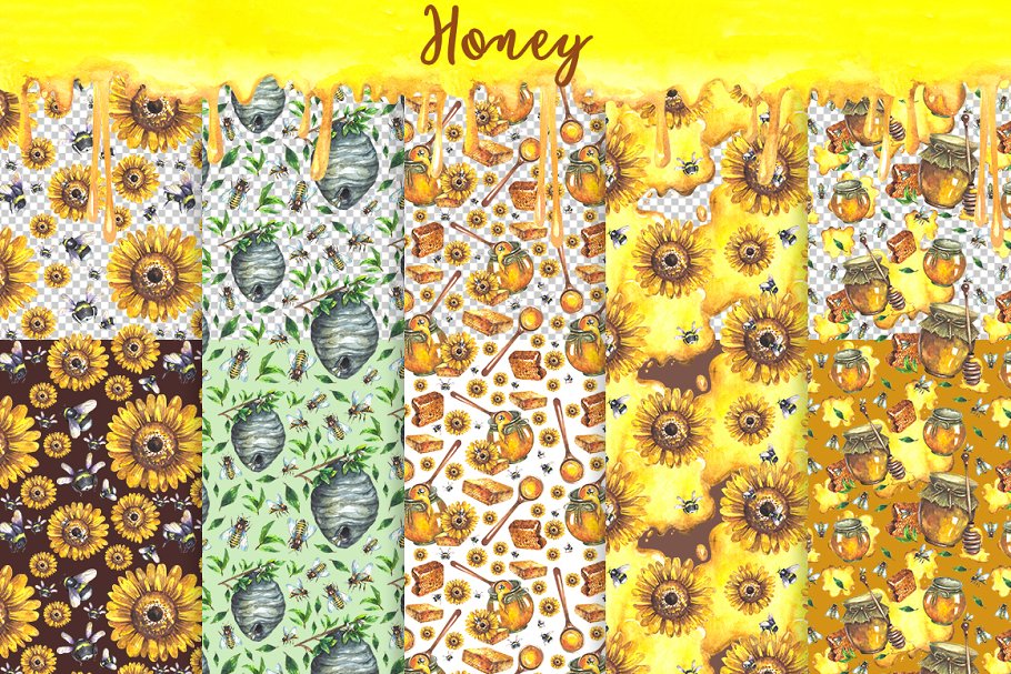 Honey patterns.