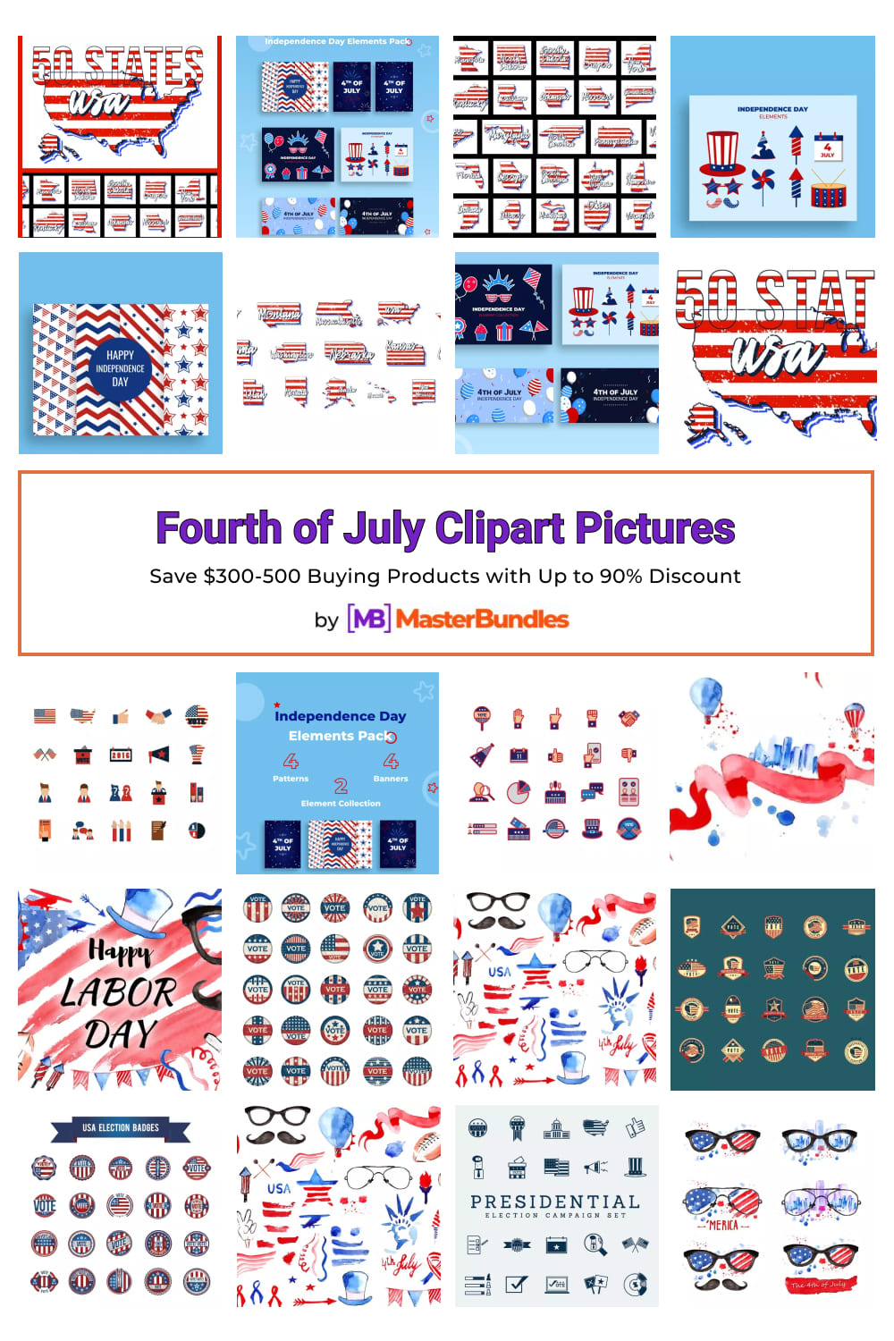 Fourth of July Clipart Pictures Pinterest image.