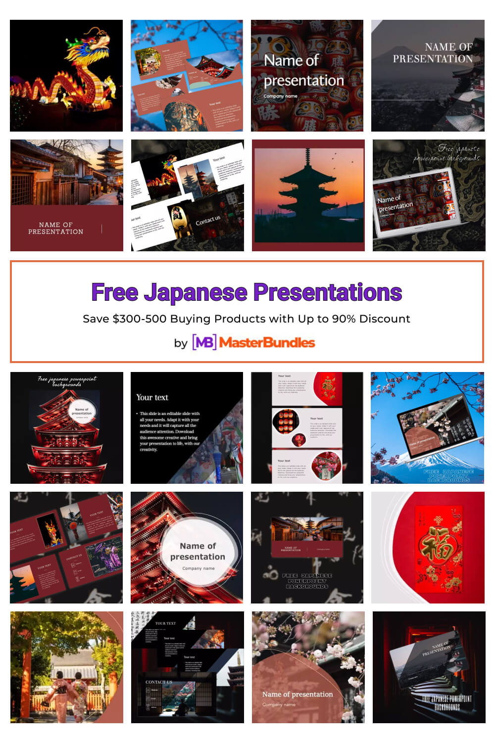 free japanese presentations pinterest image.