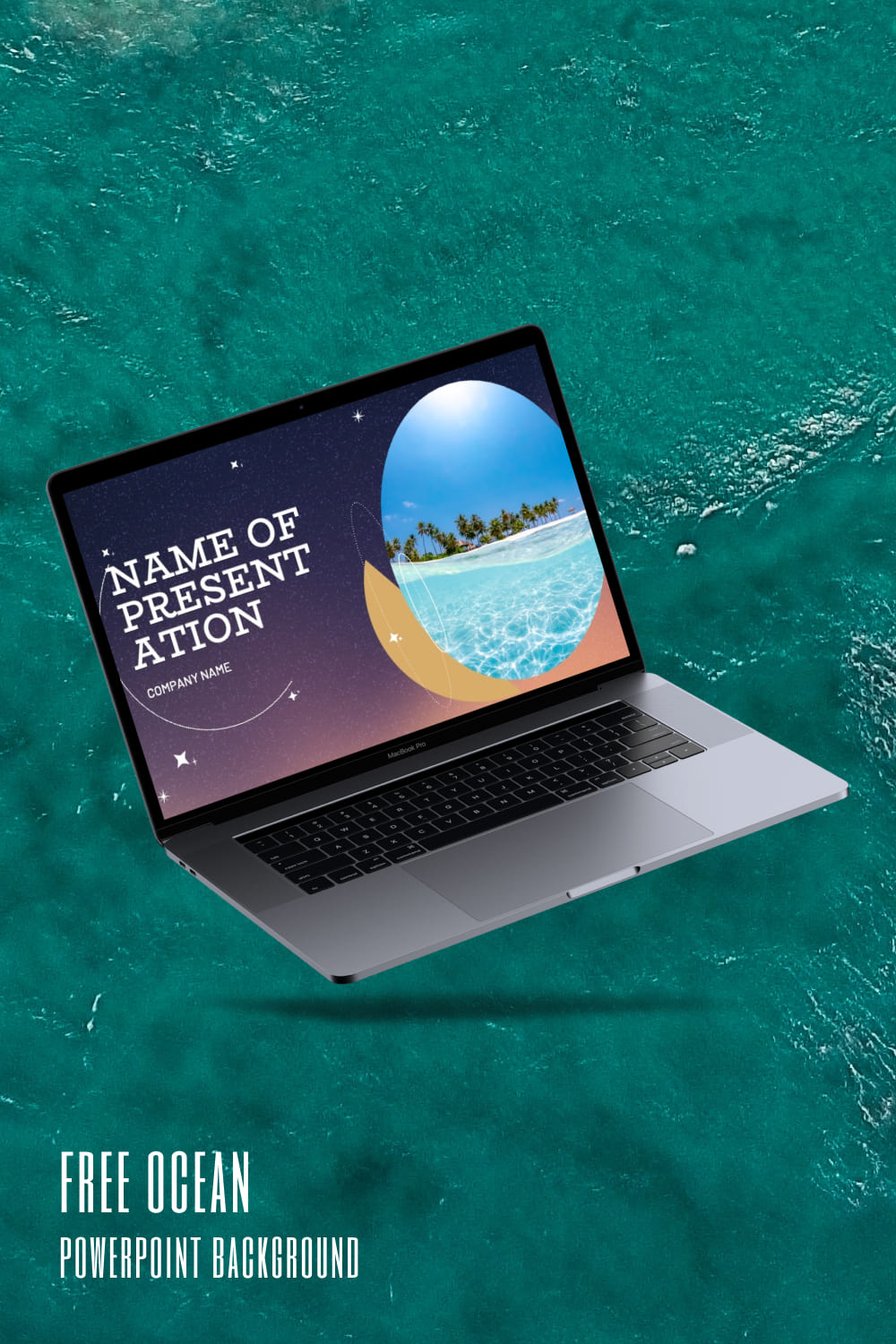 Free powerpoint background ocean - pinterest image preview.