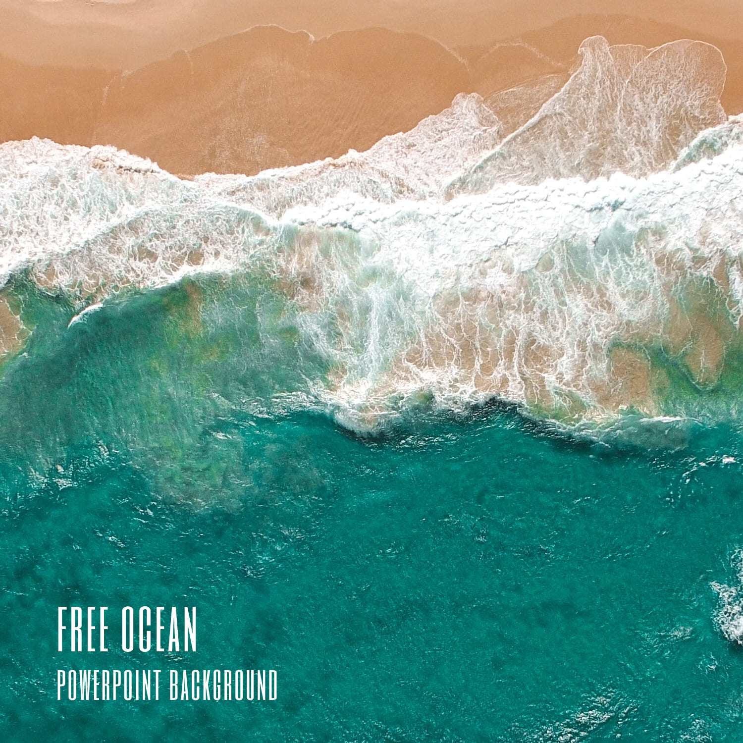 Free powerpoint background ocean - main image preview.