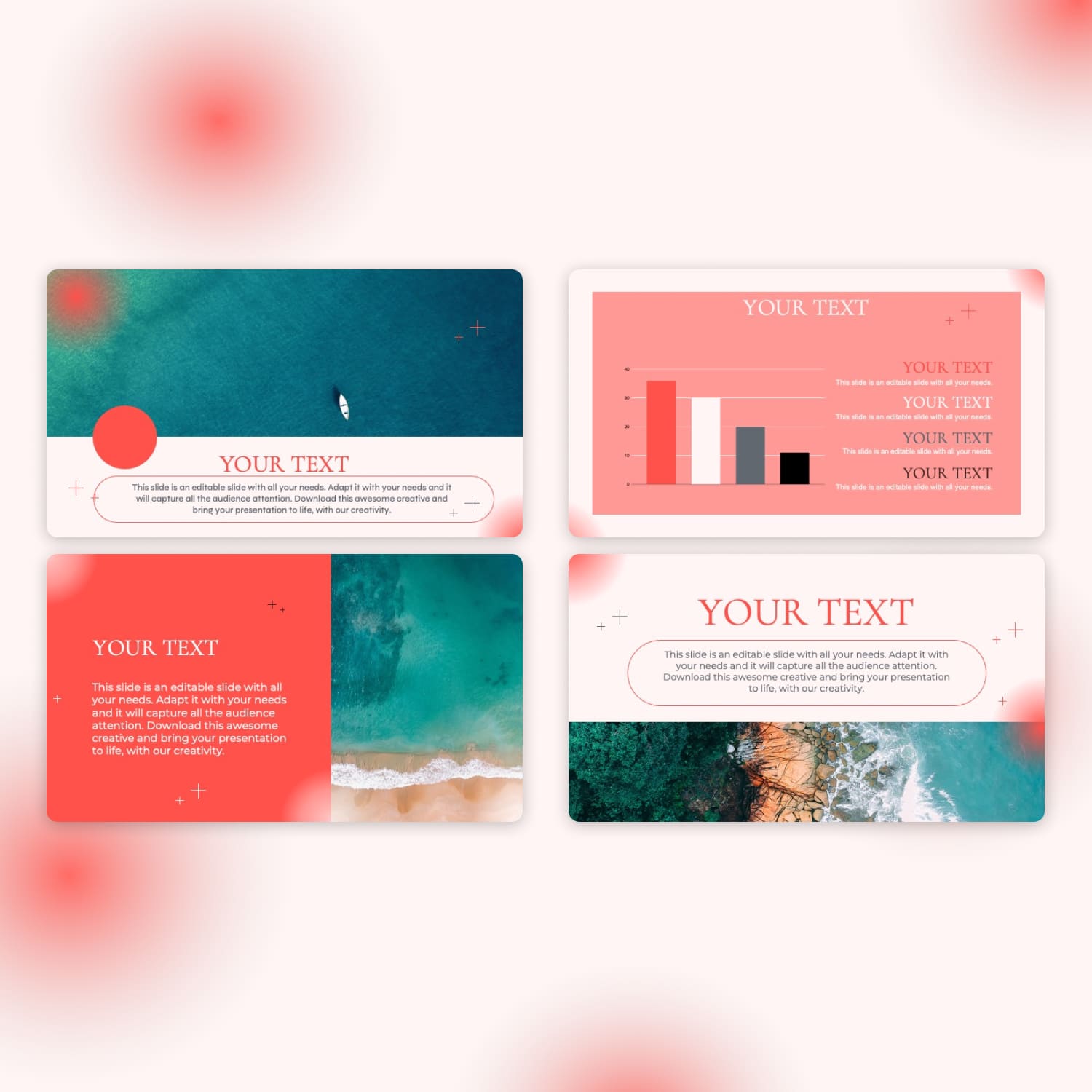 Free powerpoint ocean theme created by MasterbundlesFreebies.